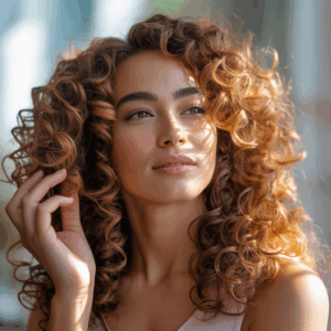 permed hair 
