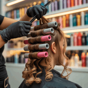 permed hair 
